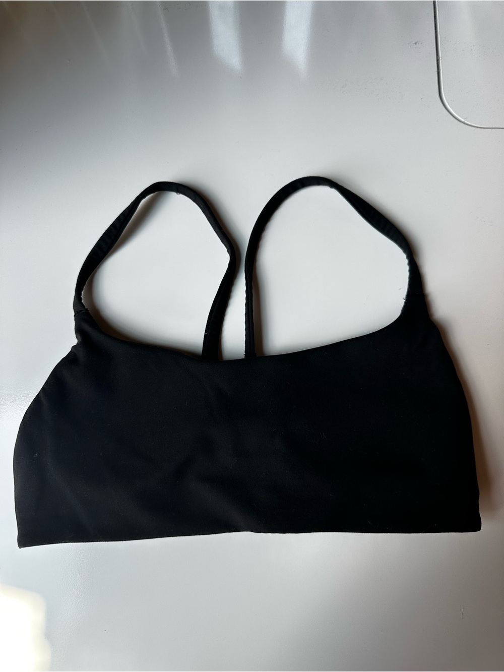 Lululemon Wunder Train Strappy Racer Bra black